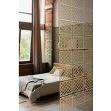Artavessa 12 Parça Oda Bölücü Seperatör Mdf Paneller Model 8 (Bej)