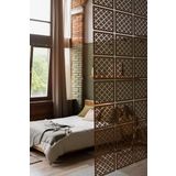 Artavessa 12 Parça Oda Bölücü Seperatör Mdf Paneller Model 8 (Kahverengi)