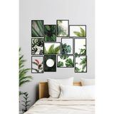Artavessa 12 Parça Siyah Çerçeve Görünümlü Mdf Tablo Seti 12ARTAVESSA5, 15 x 20