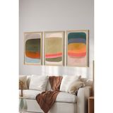 Artavessa 3 Parça Ahşap Çerçeve Görünümlü Mdf Tablo Seti ERSYCRVSZ3SET1, 15 x 20
