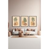 Artavessa 3 Parça Çerçeve Görünümlü Mdf Tablo Seti - ARTSYCLLCT24-2030
