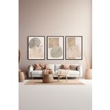 Artavessa 3 Parça Çerçeve Görünümlü Mdf Tablo Seti - ARTSYCLLCT26-2030