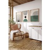 Artavessa 3 Parça Çerçeve Görünümlü Mdf Tablo Seti - ARTSYCLLCT34-3348