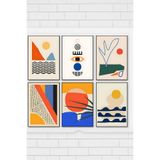 Artavessa 6 Parça Çerçeve Görünümlü Mdf Tablo Seti - ARTSYCLLCT11-2030