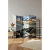 Artavessa Dekoratif 3 Kanatlı Dijital Baskılı Kanvas Paravan - Seperatör - 120X180 cm - Model 14 - Çok Renkli