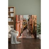 Artavessa Dekoratif 3 Kanatlı Dijital Baskılı Kanvas Paravan - Seperatör - 120X180 cm - Model 4 - Çok Renkli