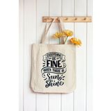 Artavessa Ham Bez Çanta 35X40 Cm - Everything İs Fine When There İs Sun Shine