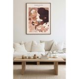 Artavessa Tek Parça Ahşap Çerçeve Görünümlü Pantene Renk Serisi MDF Tablo 33x48 cm - Model 16, 33 x 48