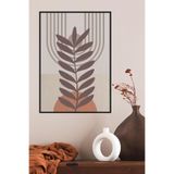 Artavessa Tek Parça Ahşap Çerçeve Görünümlü Pantene Renk Serisi MDF Tablo 33x48 cm - Model 9, 33 x 48