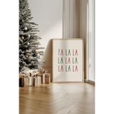 Artavessa Tek Parça Gerçek Ham Ahşap Çerçeveli Yılbaşı(New Year) Temalı Tablo - Model 26, 50 x 70