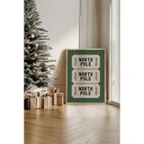 Artavessa Tek Parça Gerçek Ham Ahşap Çerçeveli Yılbaşı(New Year) Temalı Tablo - Model 34, 50 x 70