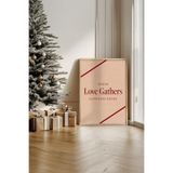Artavessa Tek Parça Gerçek Ham Ahşap Çerçeveli Yılbaşı(New Year) Temalı Tablo - Model 94, 50 x 70
