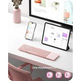 Artciety Katlanabilir Bluetooth Klavye Pembe