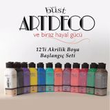 Artdeco 070R-606 Cupcake 140 ml Akrilik Boya Seti