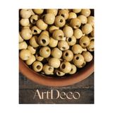 Artdeco 10 mm Vernikli Ahşap Boncuk - 200 Adet