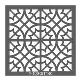 Artdeco 140 Fas Bordür-2 30x30 cm Stencil Şablon