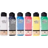 Artdeco 140 ml 6'lı Canlı Renkler Akrilik Boya Su Bazlı ve Sağlığa Zararsız Özellikte