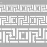 Artdeco 216 Bordür 20x30 cm Stencil Boyama Şablonu