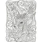 Artdeco 30X40 cm Ceylan Gazel Desenli Tuval