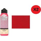 Artdeco Akrilik Boya 140 ml Ateş Kırmızı 2 Adet