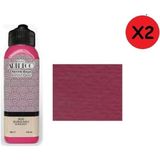 Artdeco Akrilik Boya 140 ml Burgundy 2 Adet