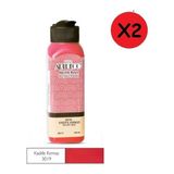Artdeco Akrilik Boya 140 ml Kadife Kırmızı 2 Adet