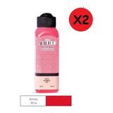 Artdeco Akrilik Boya 140 ml Kırmızı Y-070R-3016 2 Adet