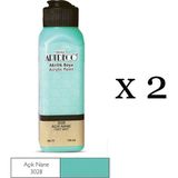 Artdeco Akrilik Boya 2'li 140 ml Renk Seçmeli Canlı ve Pastel - Açık Nane