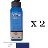 Artdeco Akrilik Boya 2'li 140 ml Renk Seçmeli Canlı ve Pastel - Indigo