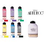 Artdeco Akrilik Boya 6 Canlı Renk 140Ml + Beyaz 500 Ml (140 Kırmızı+ 140 Mor+ 140 Sarı+140 Yeşil+140 Mavi+140 Siyah+500 Beyaz)