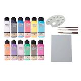 Artdeco Akrilik Boya ,fırça,tuval Ve Palet Set PRA-1560697-1399