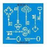 Artdeco Anahtarlar 159 30x30 cm Stencil