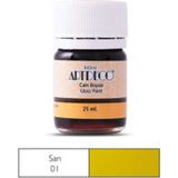 Artdeco Cam Boyası 25 ml Sarı 01 Şeffaf Vitray Sanat Boyası Ürünü