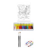 Artdeco Desenli Tuval 40x50cm Korsanlar Gemide Fanart Academy Akrilik Boya Seti 12 Renk X 12ml