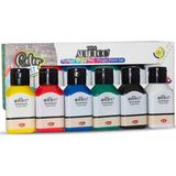 artdeco kids parmak boyası 6x50 ml temel renkler - Yok