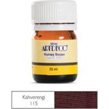 Artdeco Kumaş Boyası Kahverengi 115 Su Bazlı Canlı Renkler İçin 25 Ml Cam Şişe