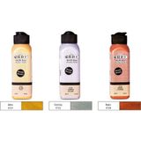Artdeco Metalik Akrilik Boya 140 ml 3'lü