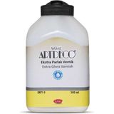 Artdeco Su Bazlı Ekstra Parlak Vernik 500 ml Akrilik Reçine Özlü Koruyucu Tabaka