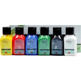 Artdeco Yıkanabilir Parmak Boyası Ana Renkler 6X75ML Su Bazlı ve Kokusuz Boyalar Seti