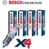 Arte Audi A3 1.6 | 05.2003 - 08.2012 Uyumlu | Bosch İridyum Buji Takımı (4 Adet) | %100 Orijinal