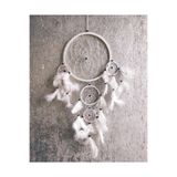 Arte Casero Düş Kapanı, Rüya Kapanı, Dream Catcher 22cm Beyaz