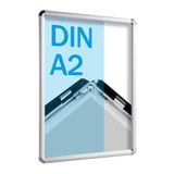 Arte Display A2 Alüminyum Çerçeve Rondo Köşe 25li Paket