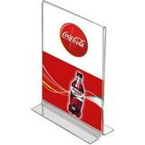 Arte Display T Tipi Dikey A6 Pleksi Masaüstü Şeffaf Föylük Broşürlük Fiyatlık 10LU Paket