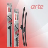 Arte Mg Hs (2018–2024) Uyumlu | Bosch Aeroeco Ön Ve Arka Silecek Takımı | 3'Lü Set |