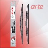 Arte Nissan Qashqai Ön Silecek Takımı | Ara. 2013 - Haz. 2021 | Bosch Eco Serisi | 2'li Set | - Kangoo