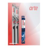 Arte Peugeot 308 2013-2021 Uyumlu | Bosch Aeroeco/Flatwiper Serisi Ön Ve Arka Silecek Takımı | 3'Lü Set
