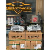 Arteb DEPO Vw Golf 3 1992-1998 Ön Far Takımı Gti Çiftli Çift Çanak - VW Golf 3 Tüm Motorlar