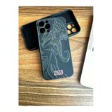 Arteba Global Realme C55 Uyumlu İçi Kadife Baskılı Siyah Telefon Kılıfı