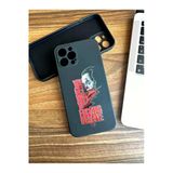 Arteba Global Samsung A55 Uyumlu İçi Kadife Baskılı Siyah Telefon Kılıfı