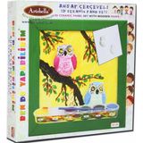 Artebella 05 I Çocuk Ahşap Çerçeveli 3D Seramik Pano Boyama Seti